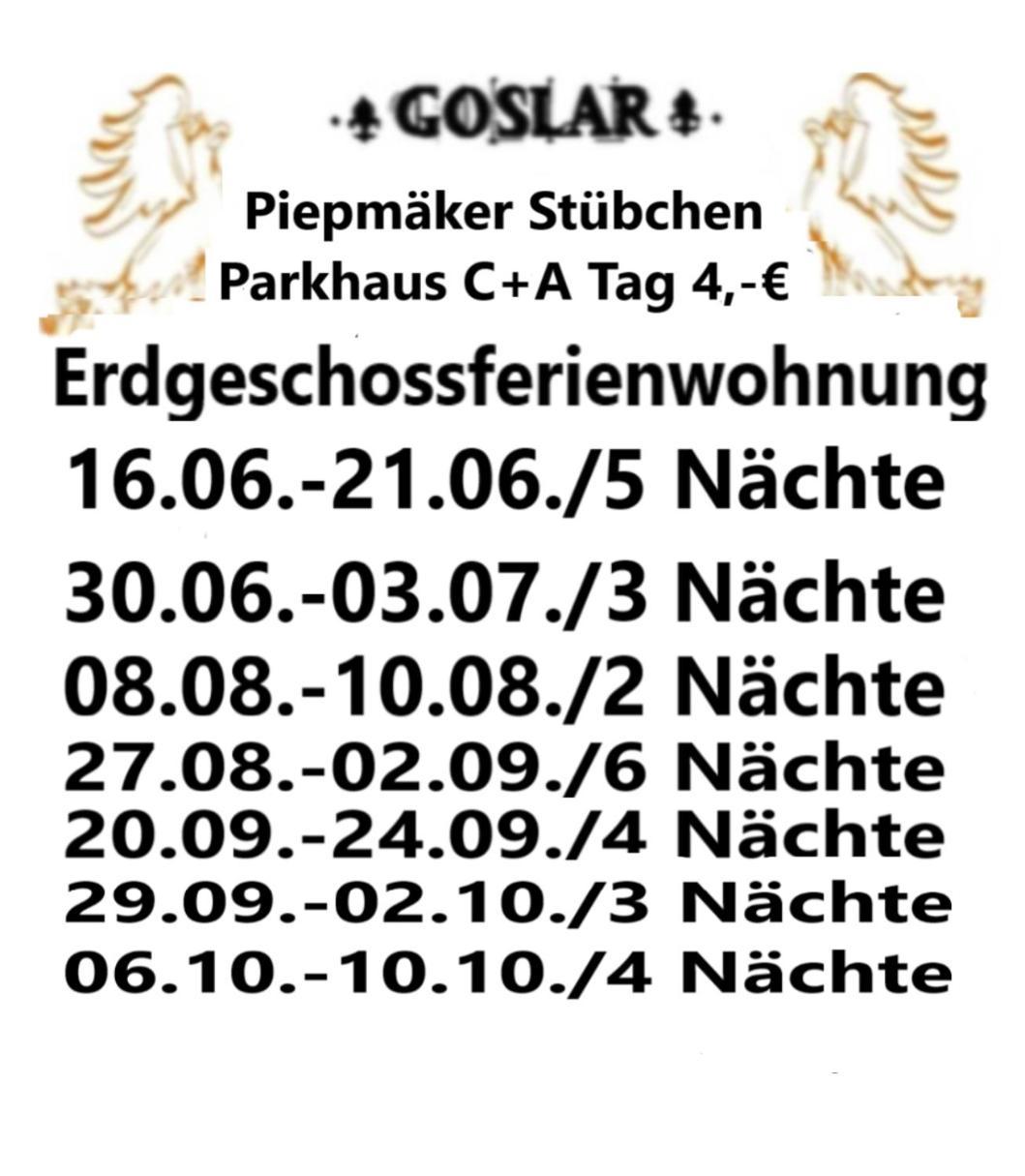 Apartamento Piepmäker Stübchen Goslar Exterior foto
