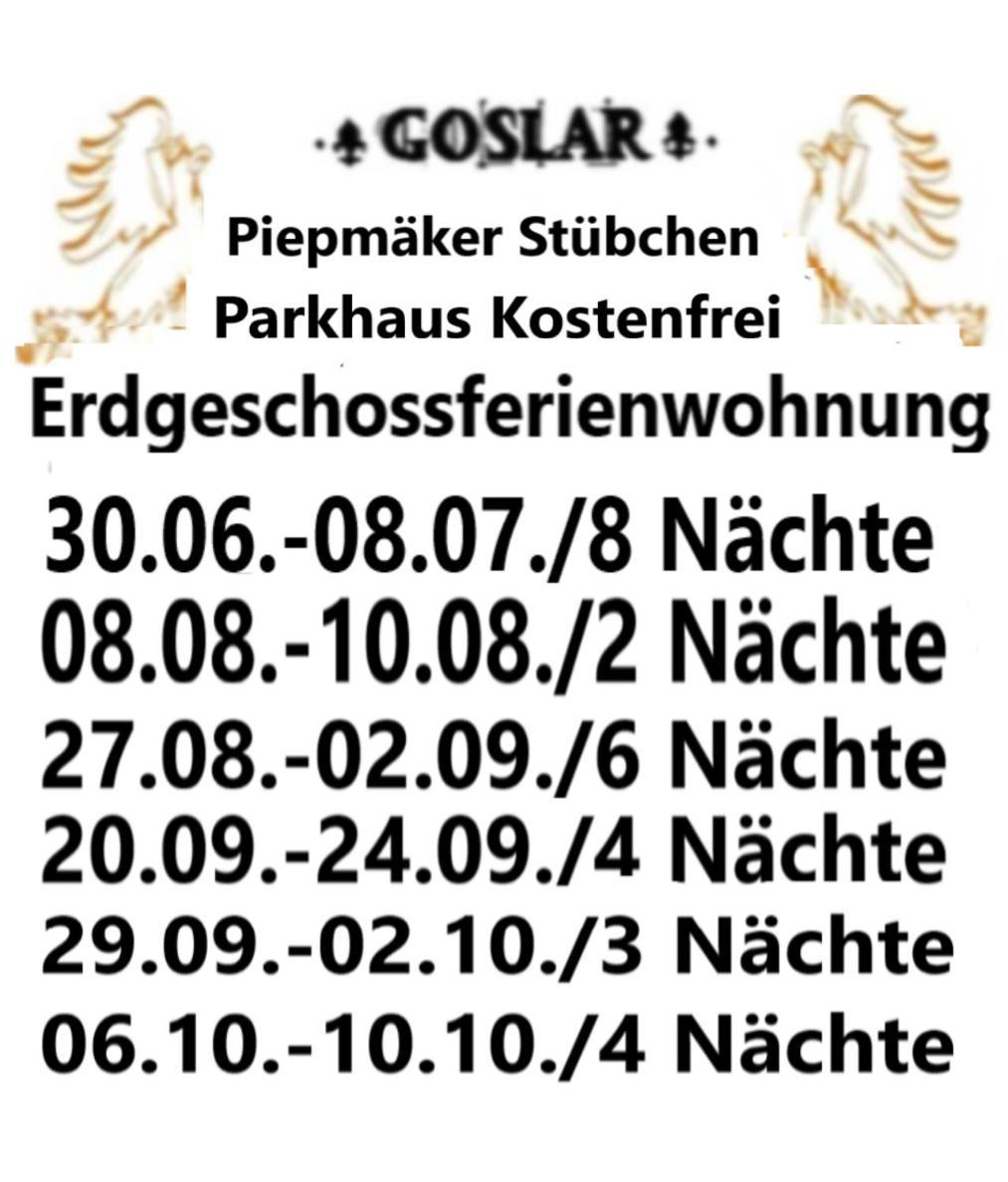 Apartamento Piepmäker Stübchen Goslar Exterior foto